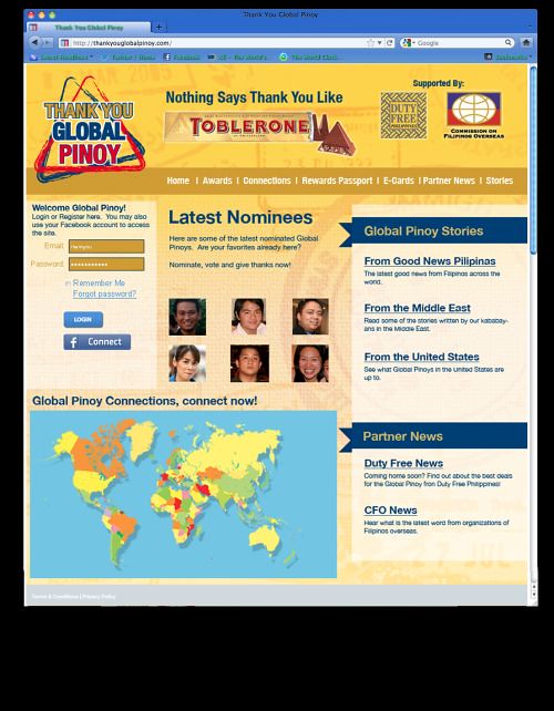 Thank You Global Pinoy Home Page