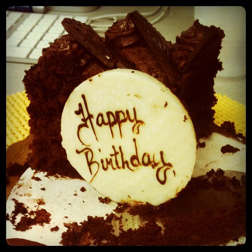 Birthday cake at work!