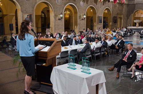 More than 200 employees and community members gathered at USDA headquarters to mark the department’s 3rd annual Iftar dinner.  The theme of the evening was food safety, and Under Secretary for Food Safety, Dr. Elisabeth Hagen, provided keynote remarks.