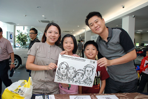 Caricature live sketching for Performance Premium Selection first year anniversary - day 2 - 12