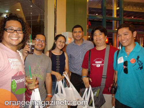 Bloggers with Krispy Kreme's Mr. Mark Gamboa