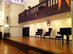 Stage at the Refectory