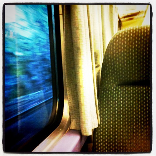 Early morning in a train.