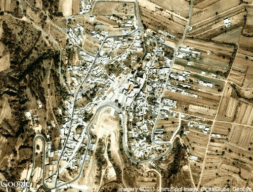 Vista aérea del poblado San Miguel del Milagro