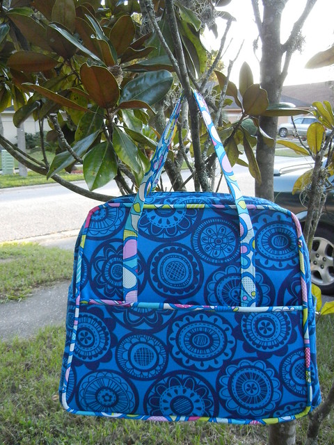 My finished Weekender travel bag!!