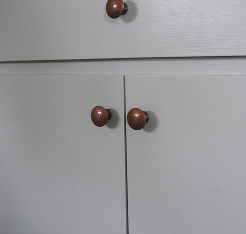 vintage copper knobs