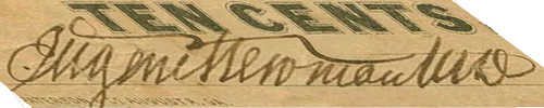 Skewed Eugene Newman signature