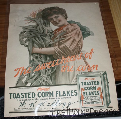 Antique Cornflakes Advertisement