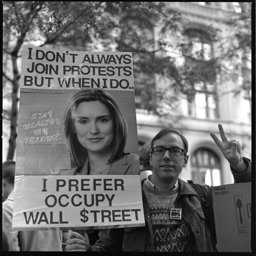 I Prefer, Occupy Wall Street, Zuccotti Park, Kodak Tri-X 400