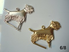 Westie terrier pendant (6/8) - lost wax