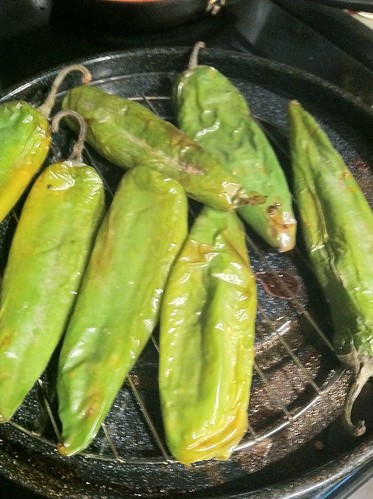 Roasted Anaheim Chili Peppers