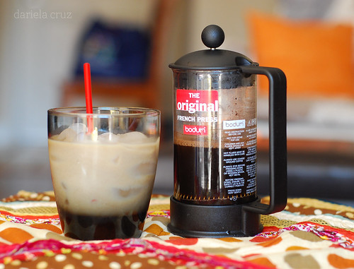 Iced latte at home