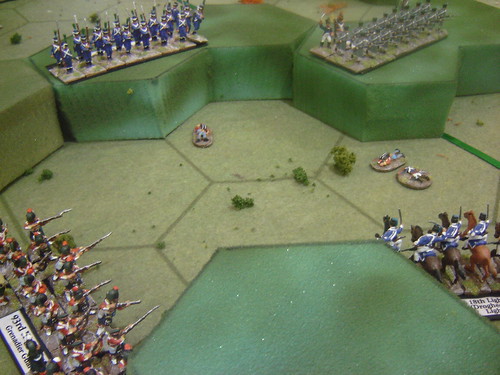 Grenadiers combine with the Cossacks