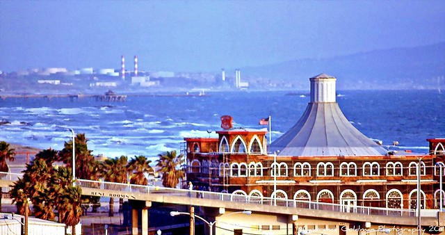 A View of Santa Monica Pier and Beyond (Image Preservation Project)