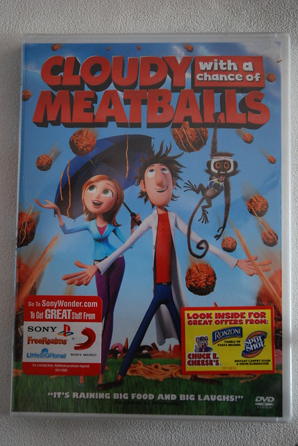 1) CLOUDY WITH A CHANCE OF MEATBALLS