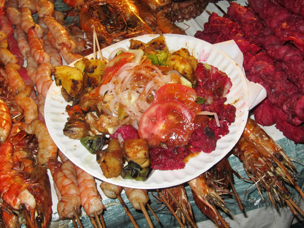 Seafood Overboard in Zanzibar