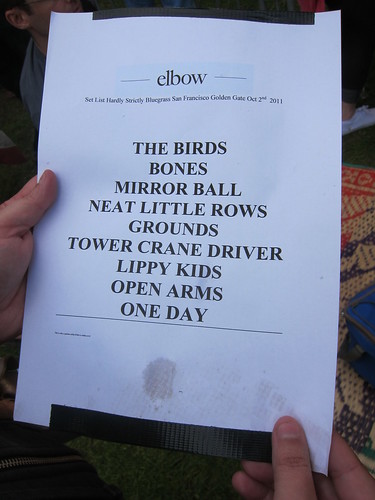 Elbow, Oct. 2, 2011