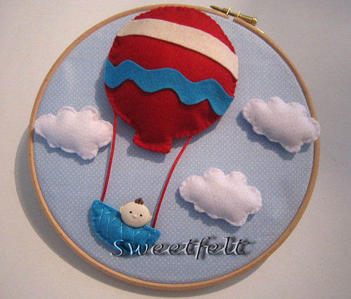 ♪♫♫♪ O balão do João sobe, sobe pelo ar... by sweetfelt \ ideias em feltro