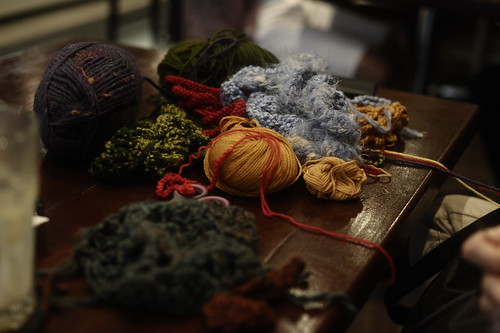 Lucy's yarn pile