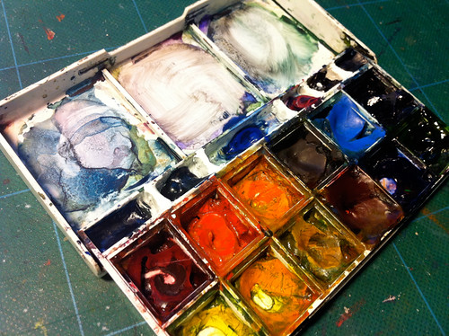 October 2011: Enhancing my Watercolor Kit by apple-pine