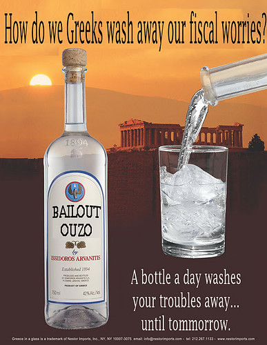BAILOUT OUZO by Colonel Flick