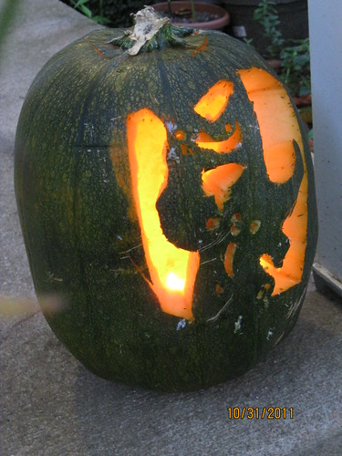 2011 Halloween: Jonathon pumpkin