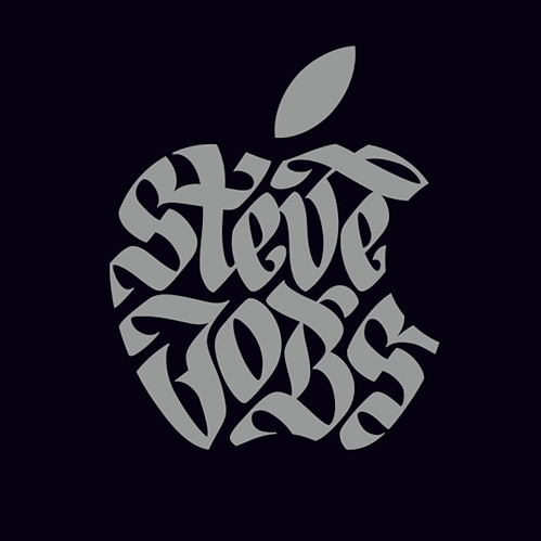 Steve Jobs tipografia by pelz