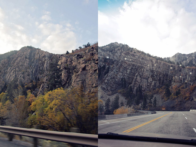 Salt Lake City canyon diptych 1