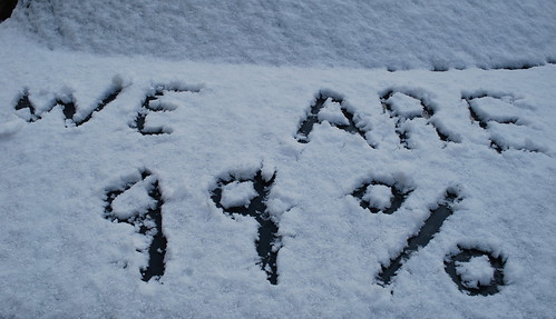 Written in the snow