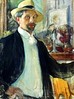 Pasternak, Leonid (1862-1945) - 1908 Self-Portrait (Pskov State United Historical and Architectural Museum, Russia)