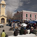 Il mercato di Uyuni con la torre dell'orologio