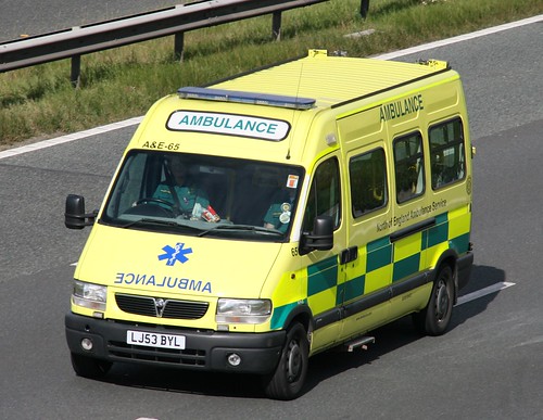 North Of England Ambulance Service Vauxhall Ambulance 65 LJ53BYL