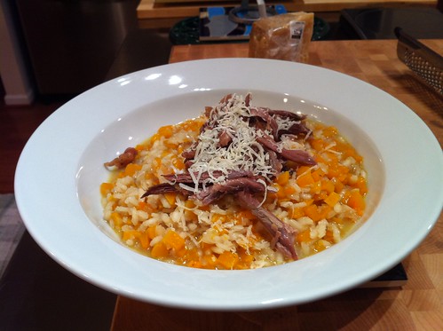 Duck and Butternut Risotto