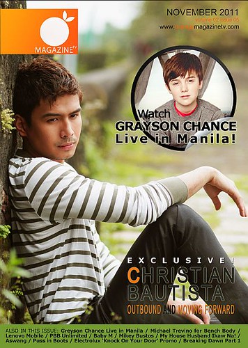 November 2011 Cover - Christian Bautista