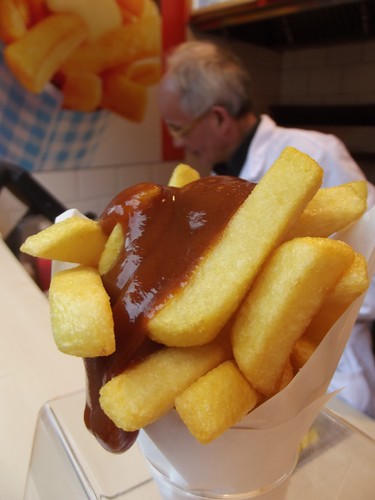 belgian fries w/curry ketchup