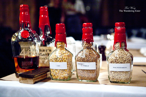 Elements that make Maker's Mark Bourbon Whiskey