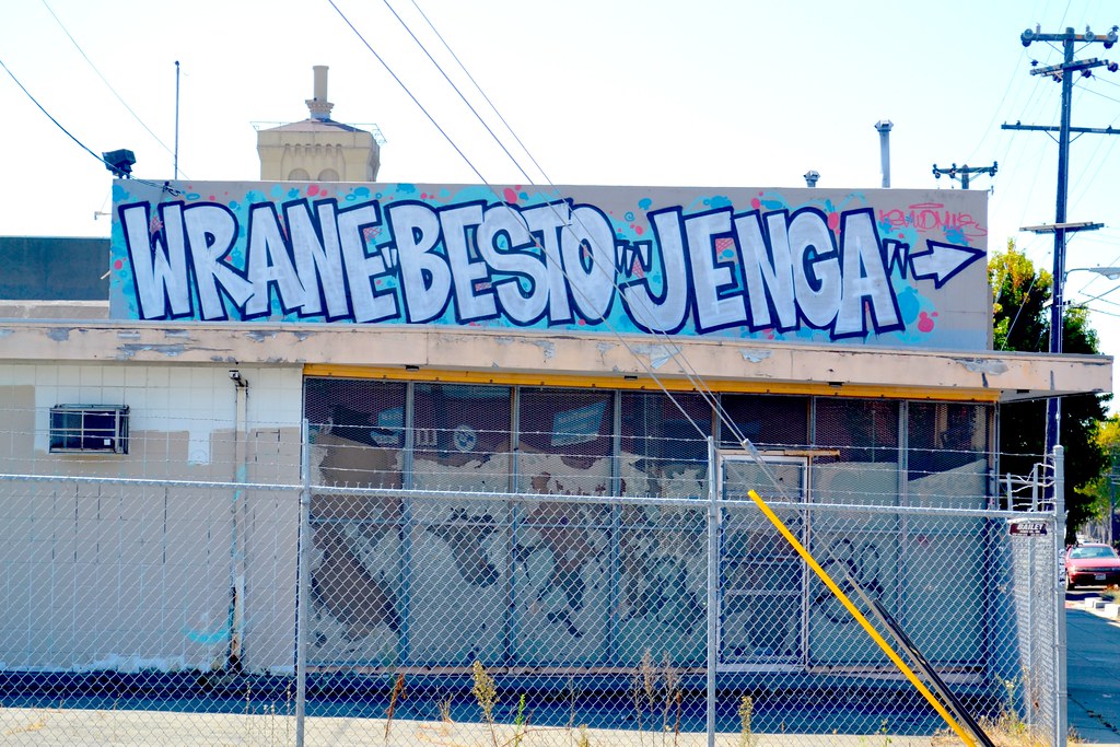 WRANE, BESTO, JENGA, Street Art, Graffiti, East Bay,