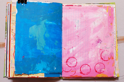 Journal of Scraps I: blue & pink