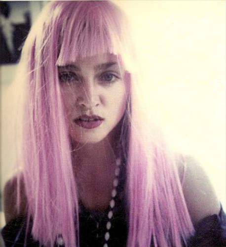madonna pink wig