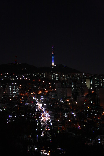 Namsan Tower at Night by kiki5253