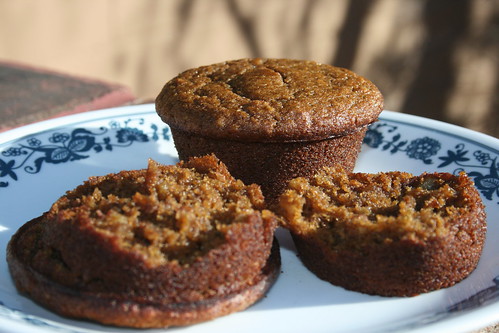 pumpkin okara muffins 