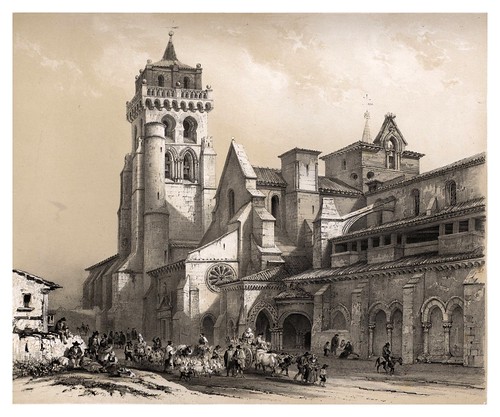 003-Monasterio de las Huelgas en Burgos-España artística y monumental.. Tomo I-1842-1850-Genaro Perez de Villa-Amil