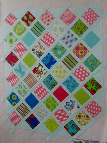Summer House baby quilt in progress