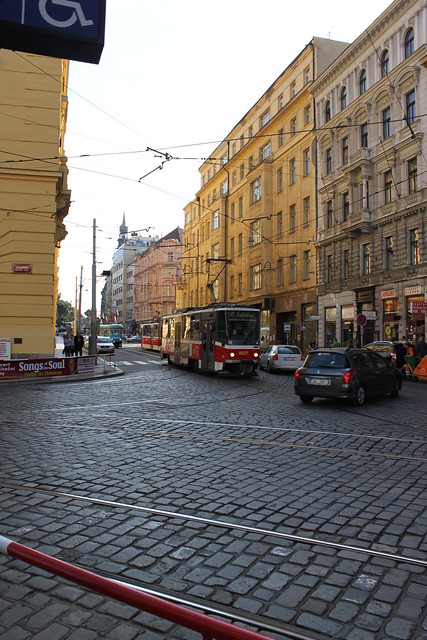 tram in Prague