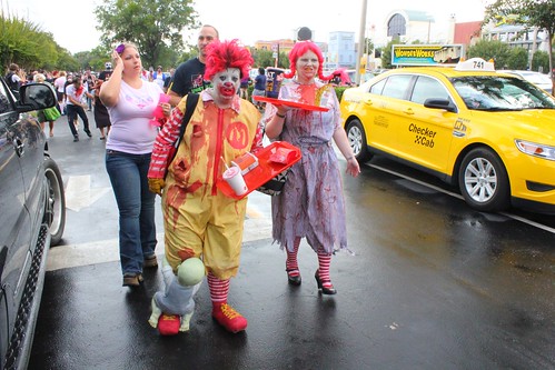Zombie Ronald McDonald and Wendy