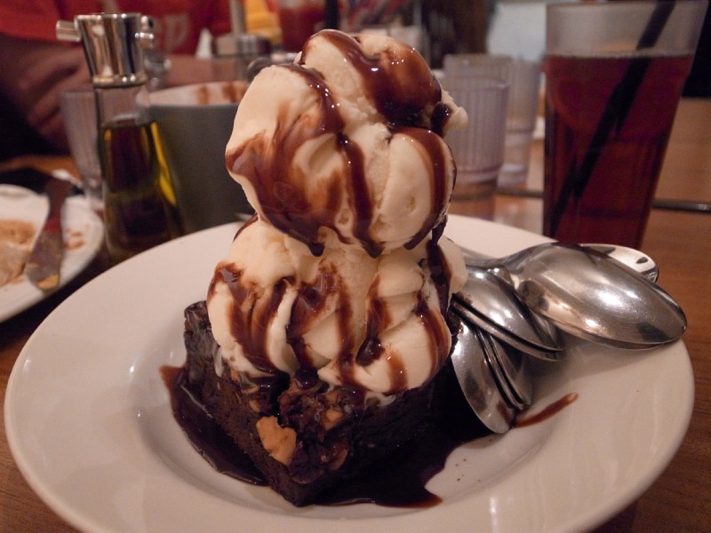 冰淇淋巧克力布朗尼