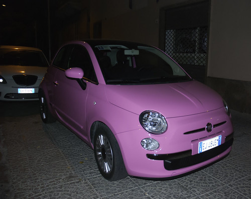 Pink Fiat Seicento modified seicento