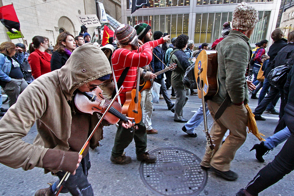 Occupy Toronto: "Tunes Against Austerity" March (November 5, 2011)