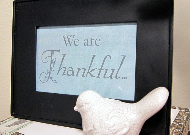 We are Thankful