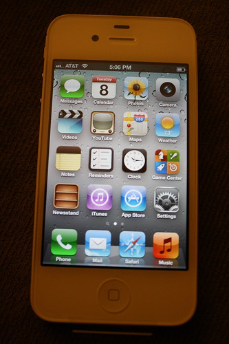 iPhone 4S menu